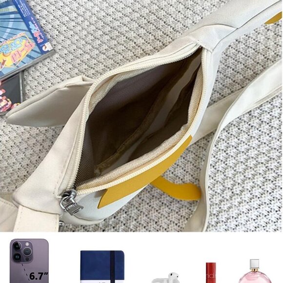 Kawaii Purse, Cute Duck Crossbody Shoulder Bag, Novelty Messenger Purse for Wome - Picture 4 of 7